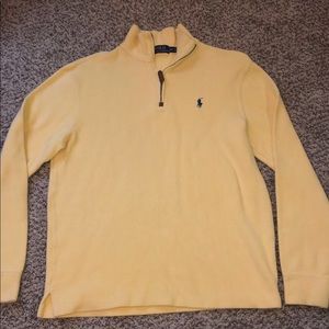 💛Yellow Polo zip up💛